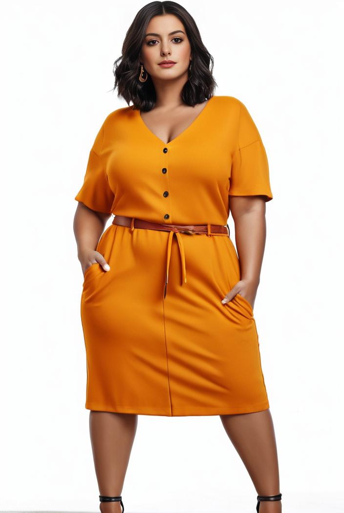 plus size faith letter print short sleeve midi dress with pockets women s plus slight stretch casual dress 147556