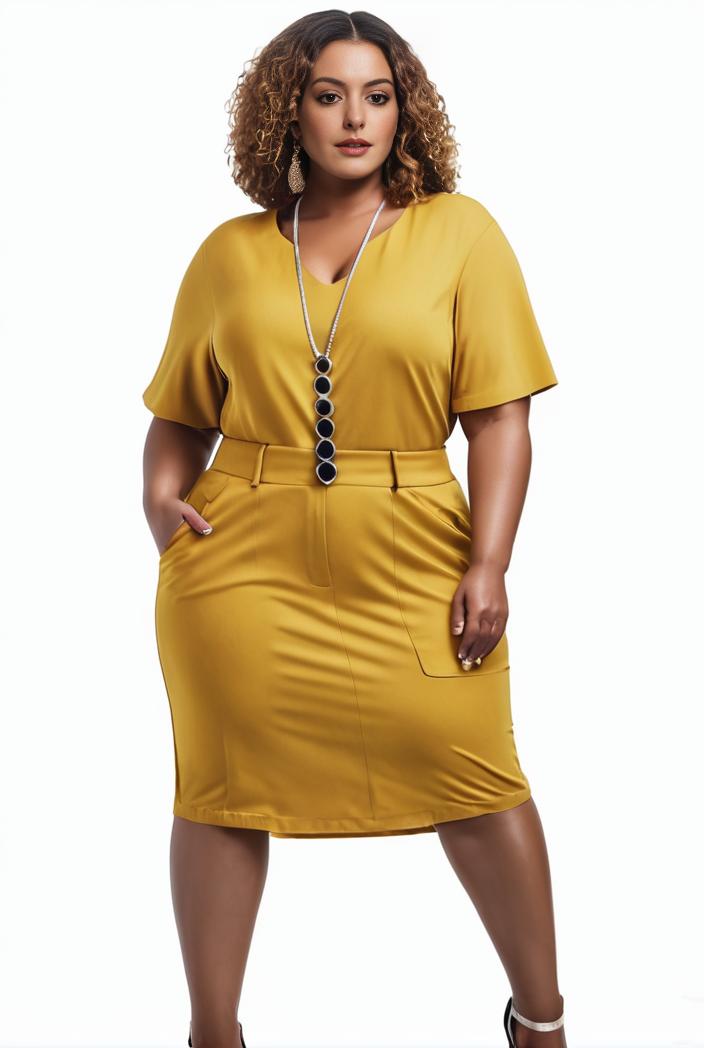plus size faith letter print short sleeve midi dress with pockets women s plus slight stretch casual dress 147569