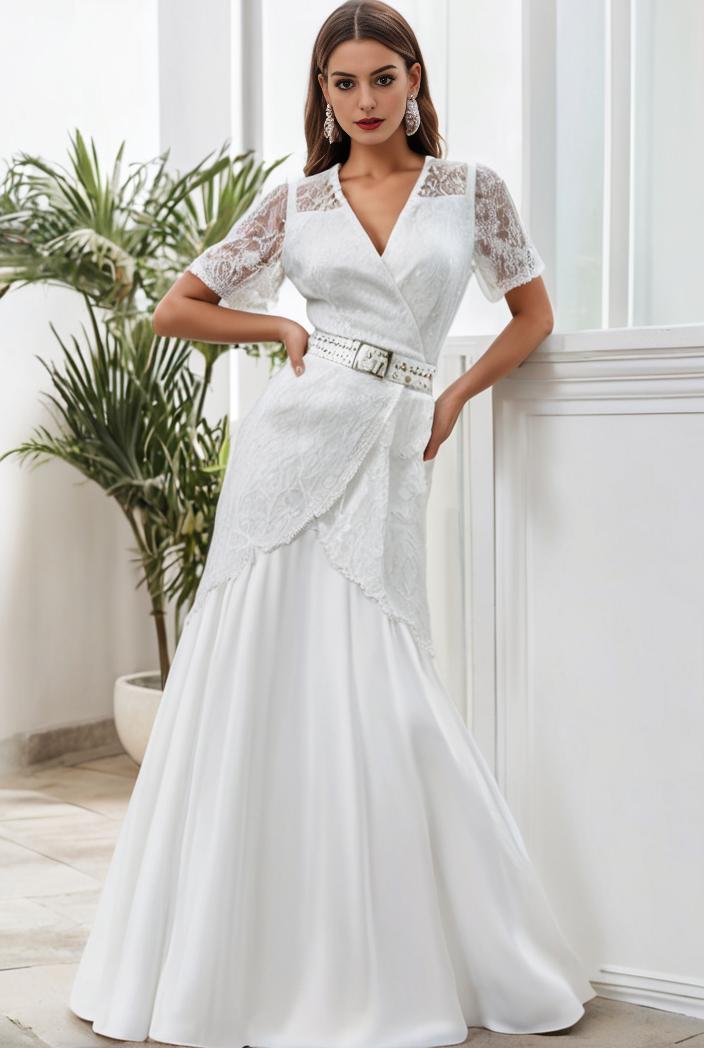plus size floor length formal evening gowns for weddings 147619