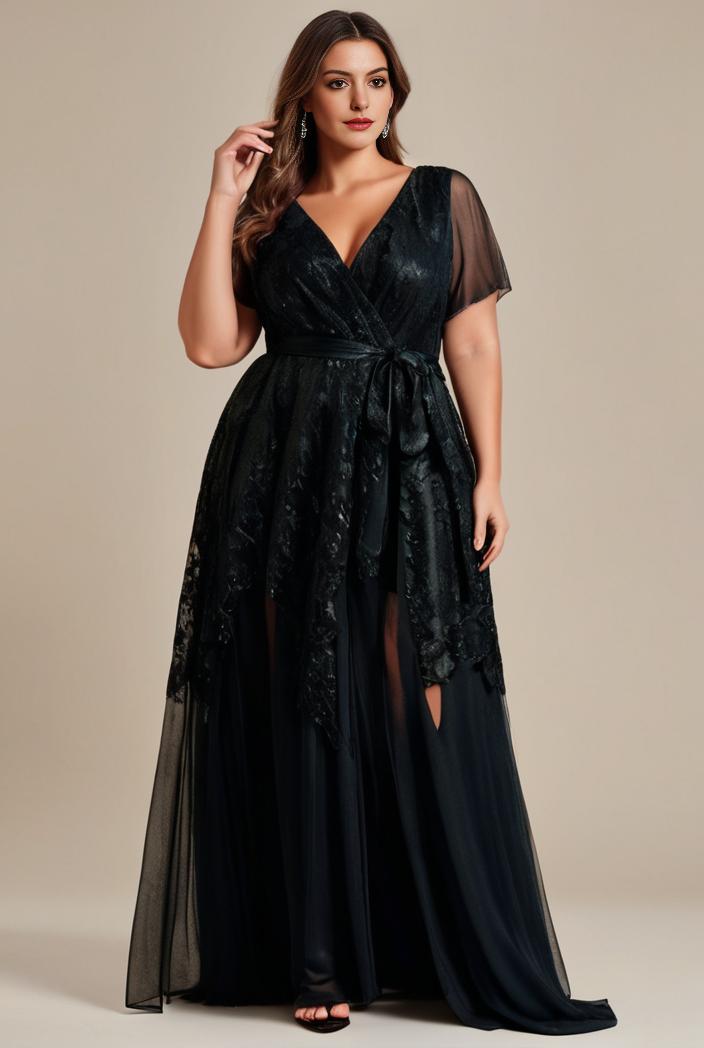 plus size floor length formal evening gowns for weddings 147650
