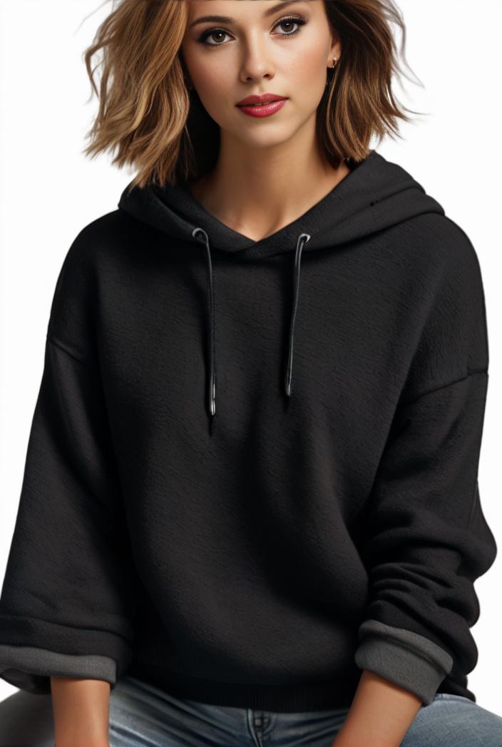 plus size casual hoodie women s plus solid ribbed long sleeve slight stretch hoodie drawstring sweatshirt 126237