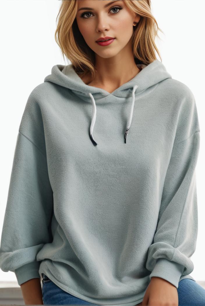plus size casual hoodie women s plus solid ribbed long sleeve slight stretch hoodie drawstring sweatshirt 126256