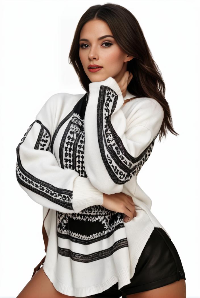 plus size casual sweatshirt women s plus graphic letter print long sleeve round neck slight stretch sweatshirt 126306