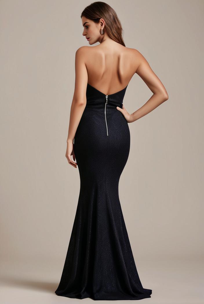 glitter spaghetti strap u veck open back bodycon stretchy evening dress 100919