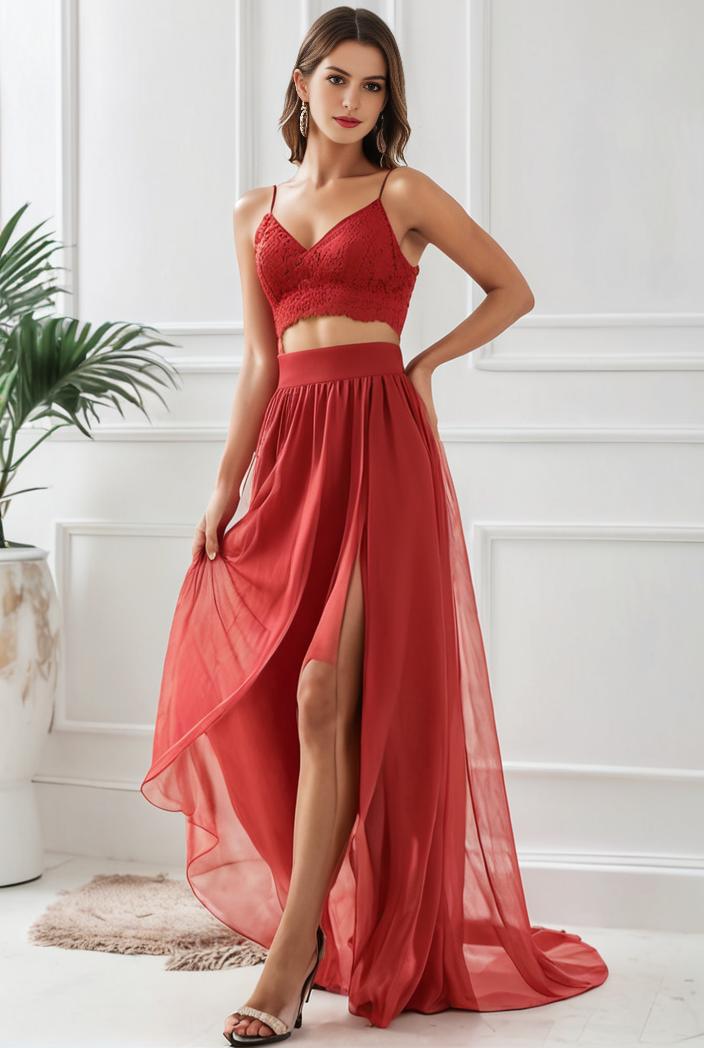 sleeveless v back tulle high low sequin appliques evening dresses 110677
