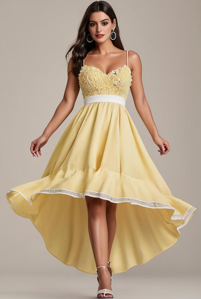 sleeveless v back tulle high low sequin appliques evening dresses 110688