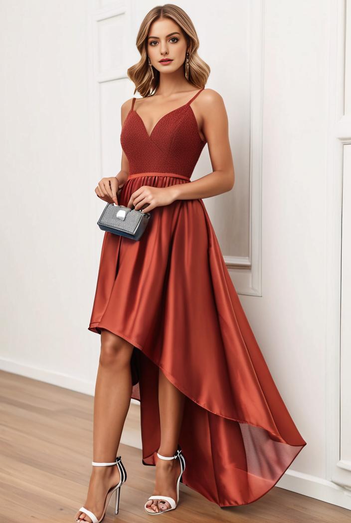 sleeveless v back tulle high low sequin appliques evening dresses 110721