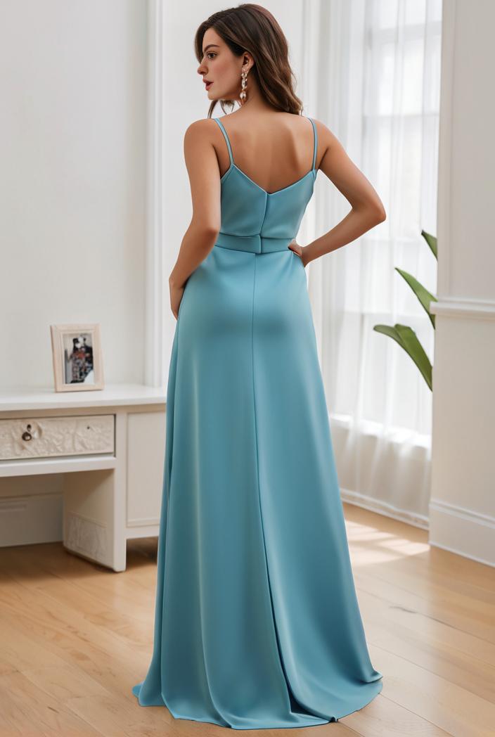 off shoulder spaghetti strap a line maternity dress 121302