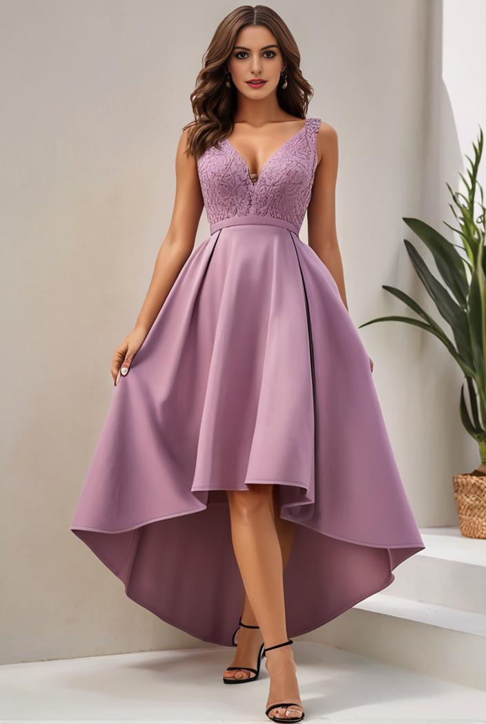 plus size sequin high low deep v neck tulle evening dresses 124643