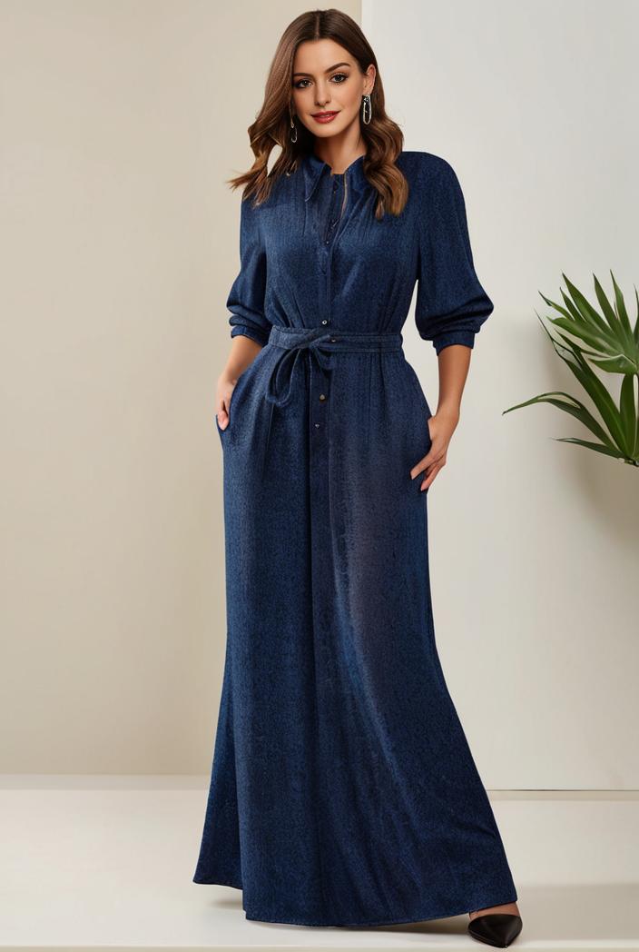 3 4 sleeve bodycon plunging back sequin evening dress 133141