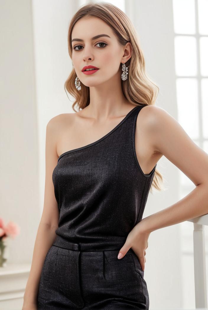 asymmetrical one shoulder feather bodycon sequin evening dress 101981