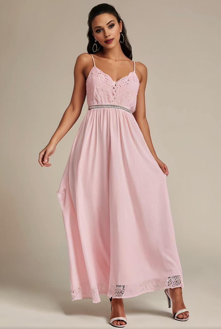 sleeveless v back tulle high low sequin appliques evening dresses 132988