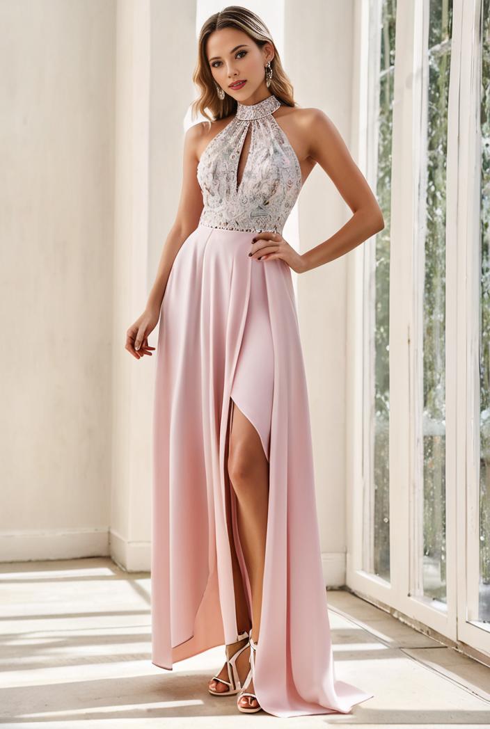 sleeveless v back tulle high low sequin appliques evening dresses 133000