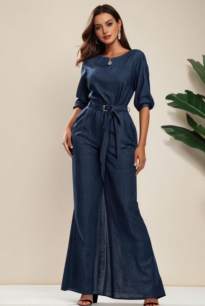 3 4 sleeve bodycon plunging back sequin evening dress 120661