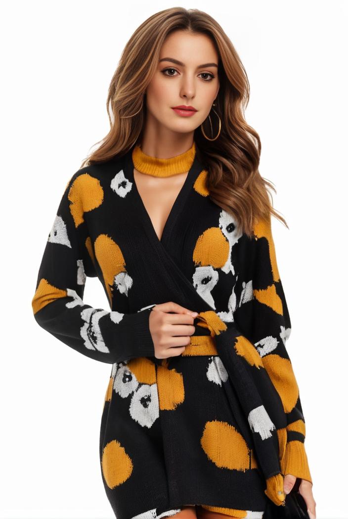 plus size halloween coat women s pus allover cat pumpkin print long sleeve open front medium stretch cardigan overcoat 129671