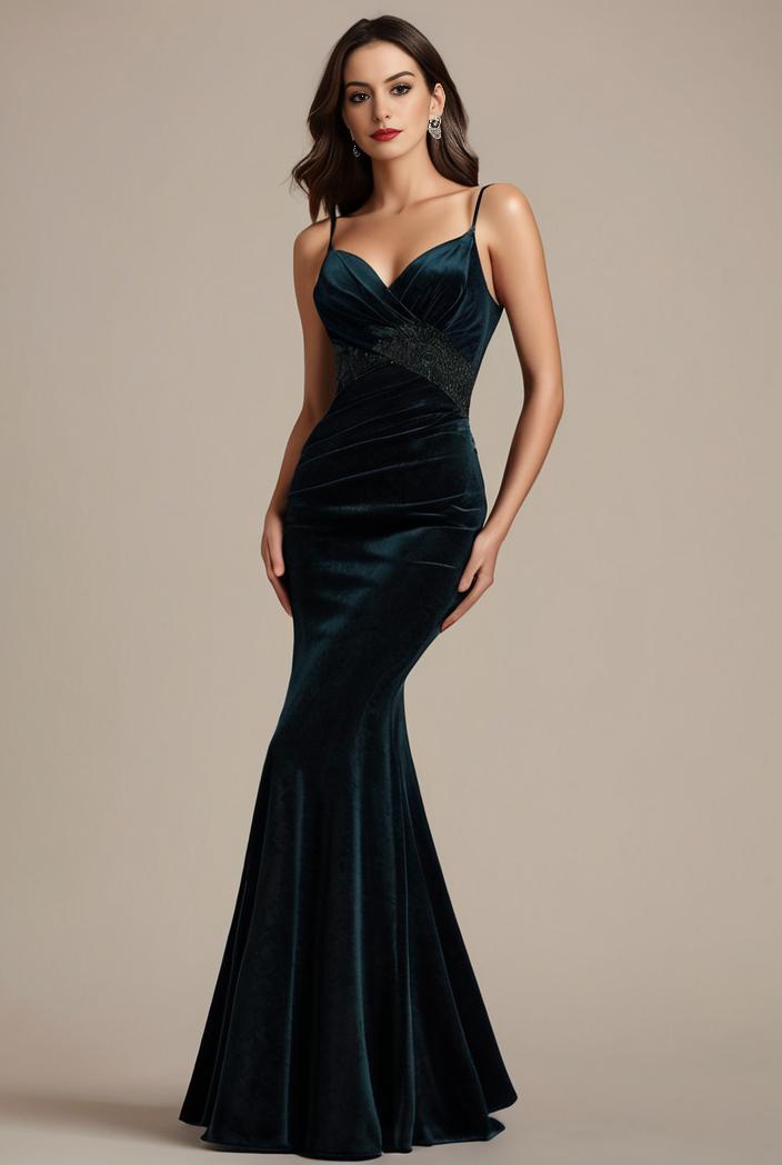glitter spaghetti strap u veck open back bodycon stretchy evening dress 113034