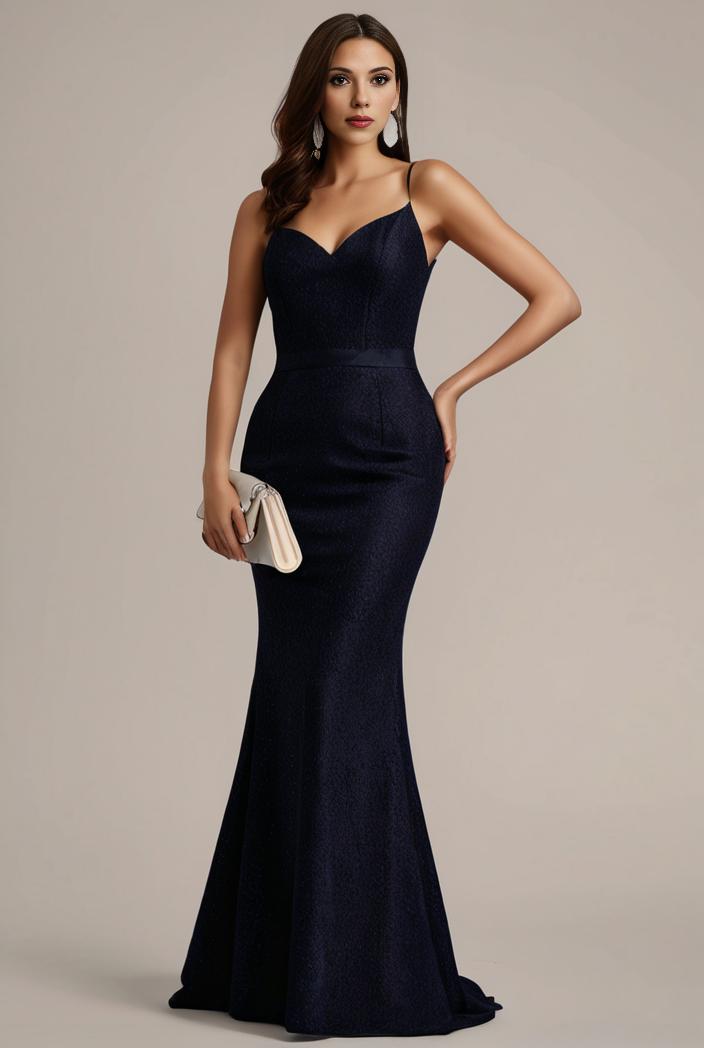 glitter spaghetti strap u veck open back bodycon stretchy evening dress 142118