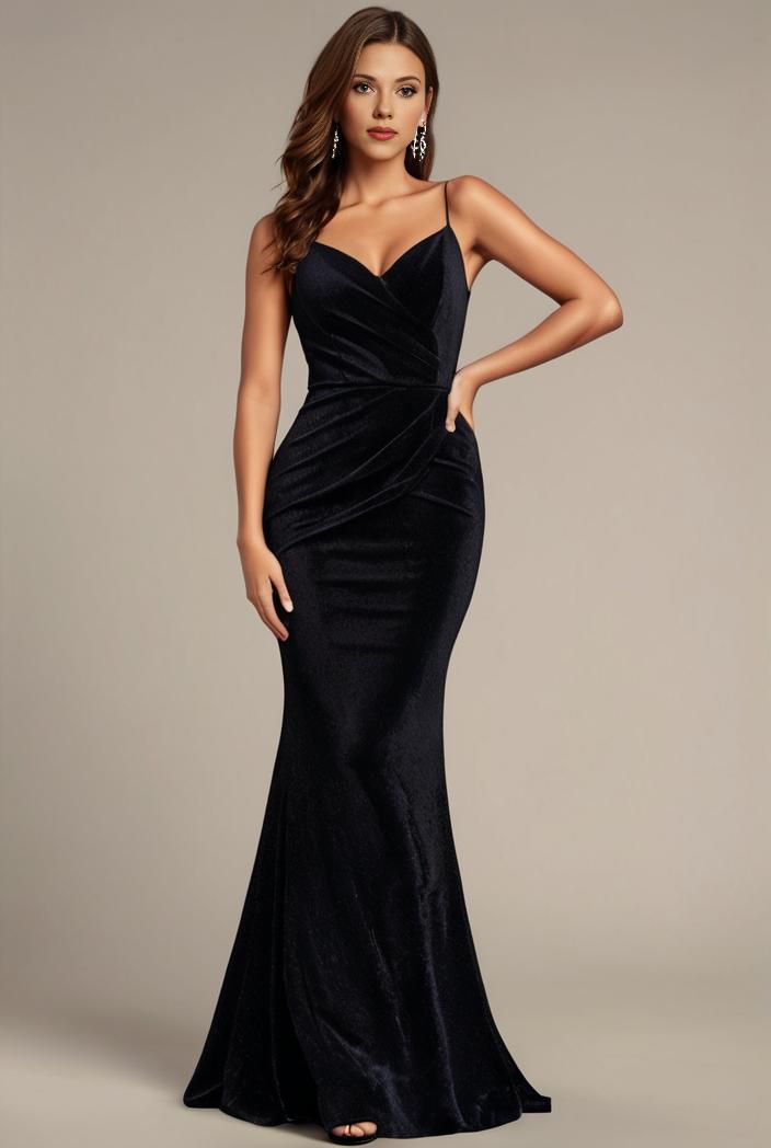 glitter spaghetti strap u veck open back bodycon stretchy evening dress 142121