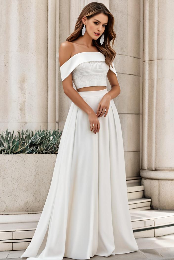 off shoulder spaghetti strap a line maternity dress 114673