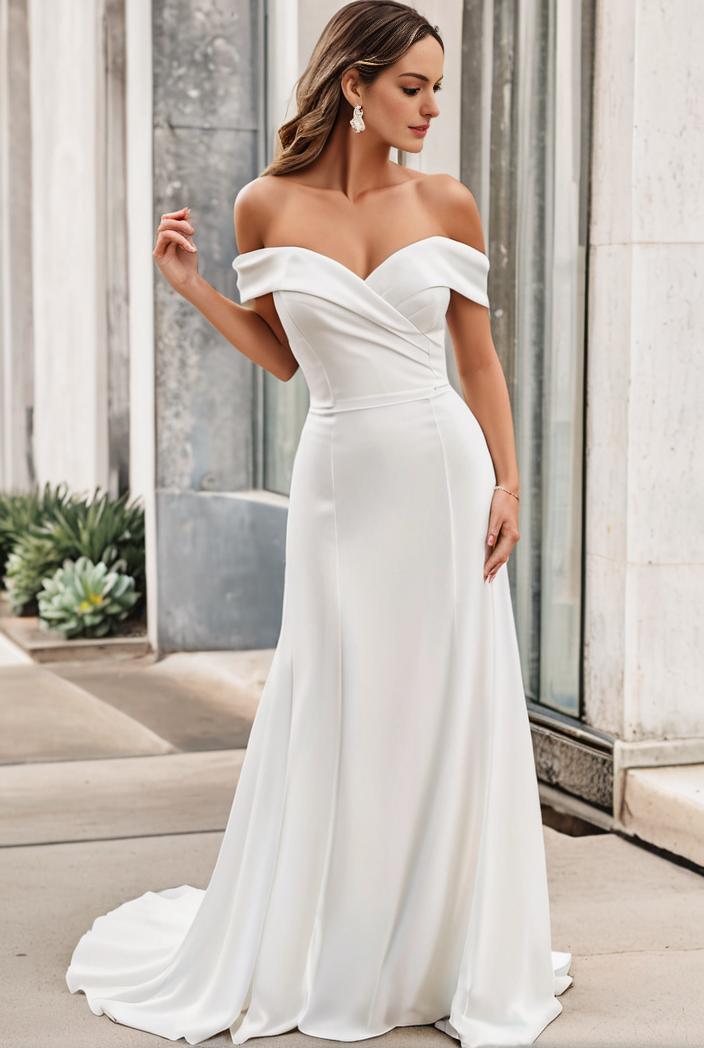 off shoulder spaghetti strap a line maternity dress 114709