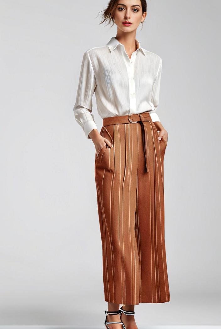 pleated high waist commuting temperament maxi dress 115036