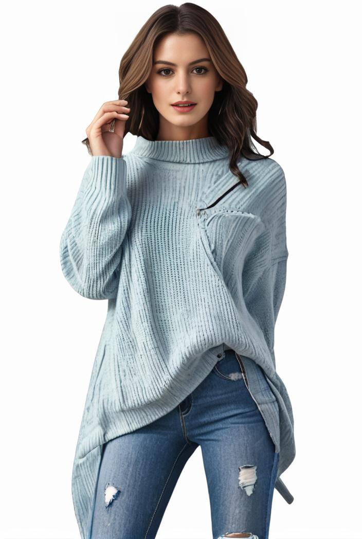 plus size casual sweater women s plus solid tassel trim long sleeve cowl neck high stretch jumper 116035