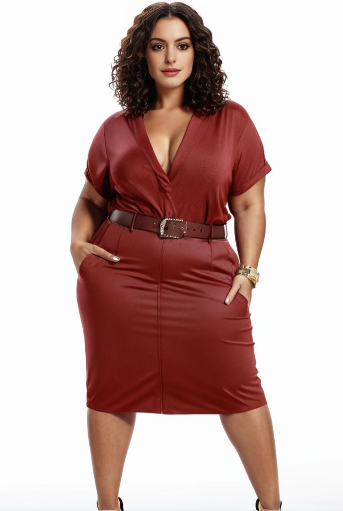 plus size faith letter print short sleeve midi dress with pockets women s plus slight stretch casual dress 116295