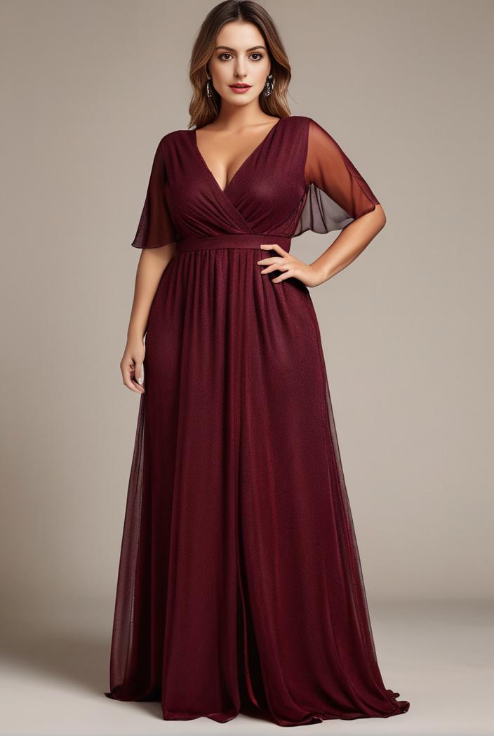 plus size floor length formal evening gowns for weddings 116445