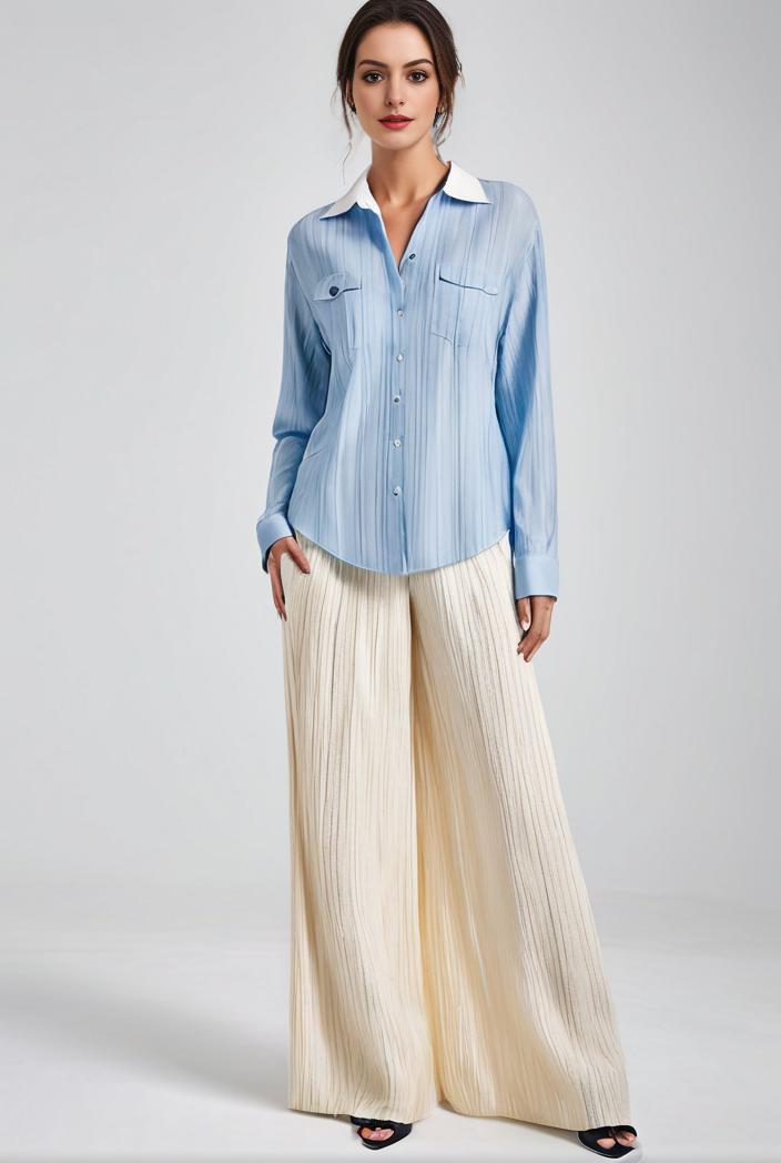 pleated high waist commuting temperament maxi dress 133781