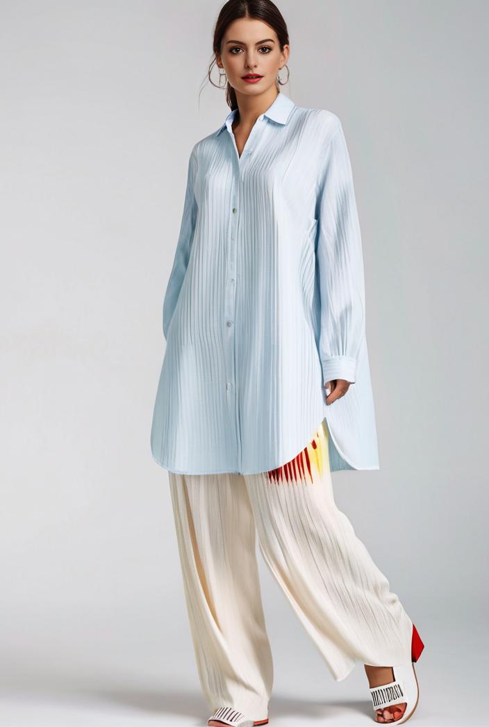 pleated high waist commuting temperament maxi dress 133784