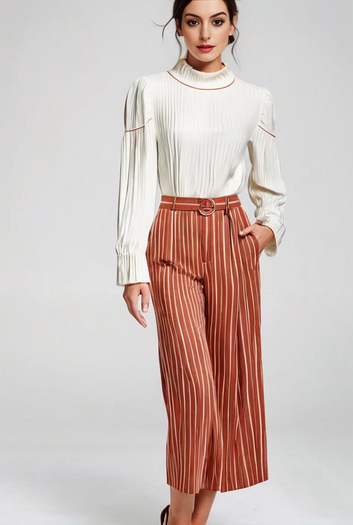 pleated high waist commuting temperament maxi dress 133796