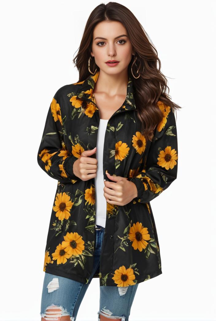 plus size halloween coat women s pus allover cat pumpkin print long sleeve open front medium stretch cardigan overcoat 135634