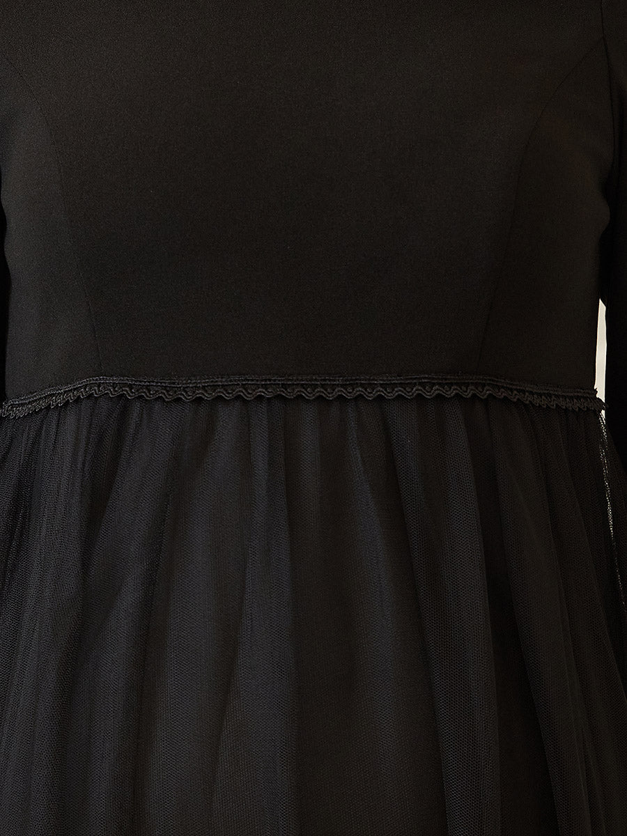 A Line Long Sleeves Off the Shoulder Maternity Gown