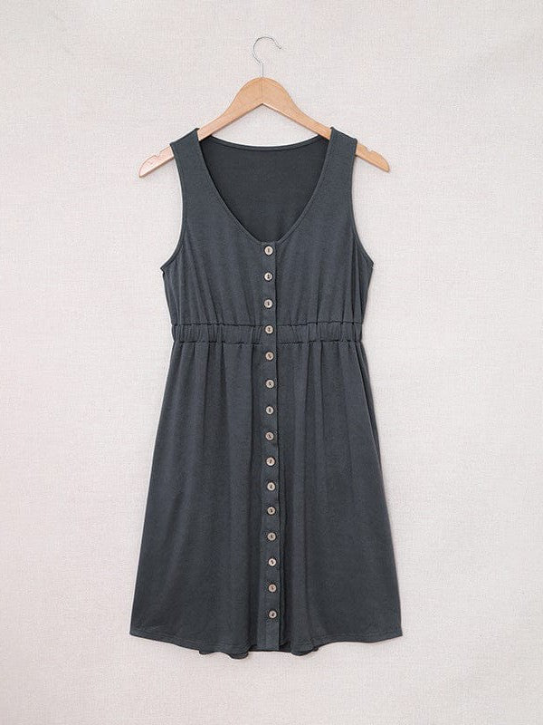 Off-Shoulder Sleeveless A-line Short Skirt in Various Colors