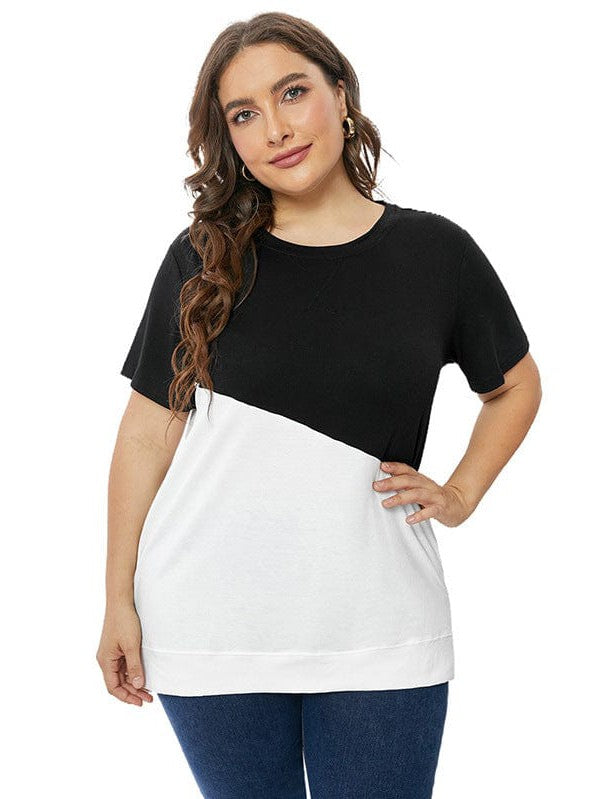 Women's Plus Size Tie-Dye Casual T-shirt