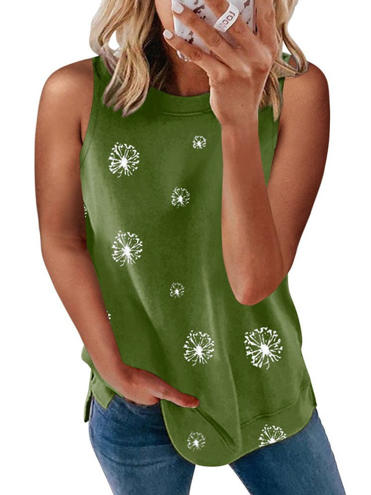 Sleeveless Vest with Contrasting Stitching for Women, Simple and Stylish