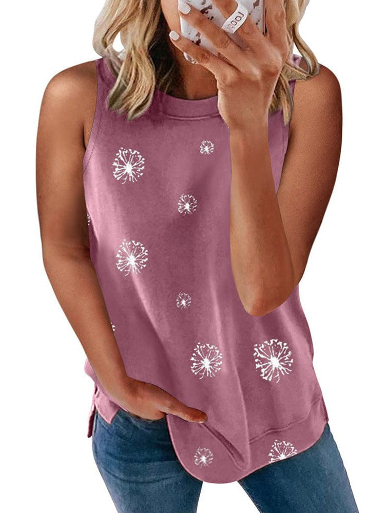 Sleeveless Vest with Contrasting Stitching for Women, Simple and Stylish