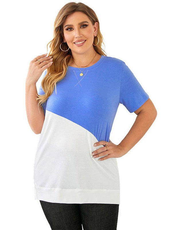 Women's Plus Size Tie-Dye Casual T-shirt