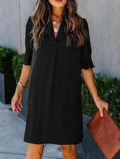 Off-Shoulder Sleeveless A-line Short Skirt in Various Colors