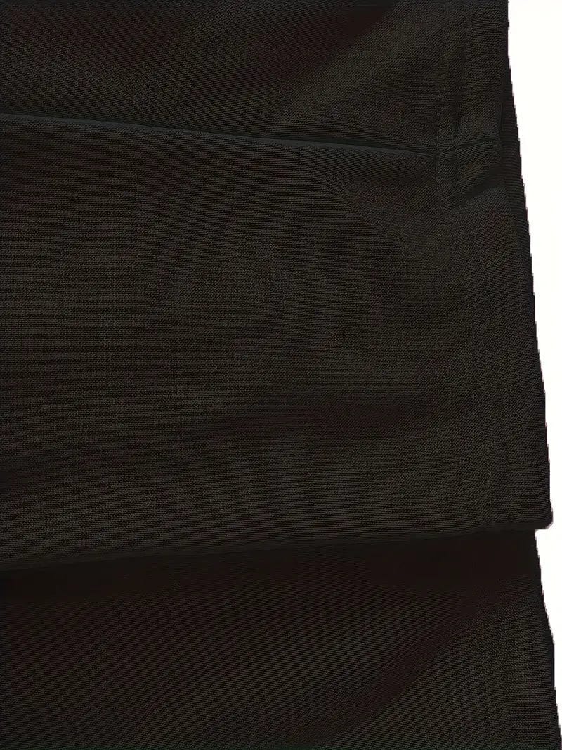 Casual Elastic Waist Pants with Pockets, Women's Relax Fit Trousers