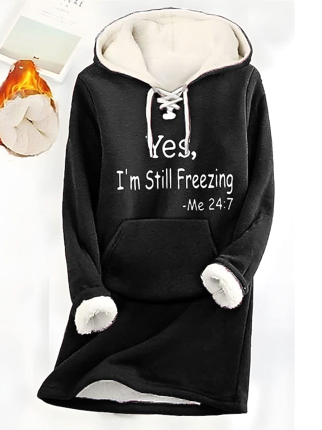 Cozy Sherpa-Lined Women's Hoodie Sweatshirt