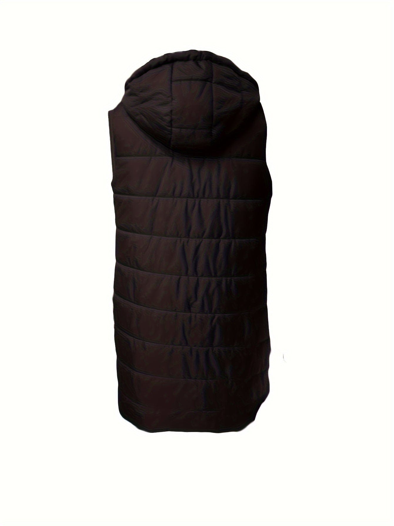 Casual Stylish Sleeveless Button Front Hooded Coat