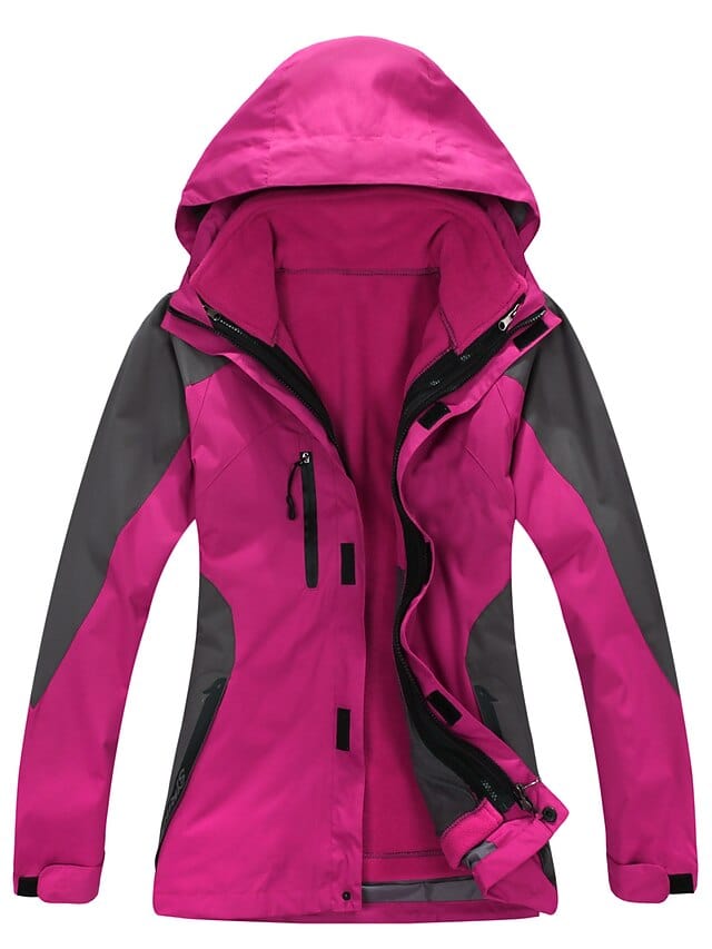 3-in-1 Women's Ski and Hiking Jacket for Winter Outdoor Adventures