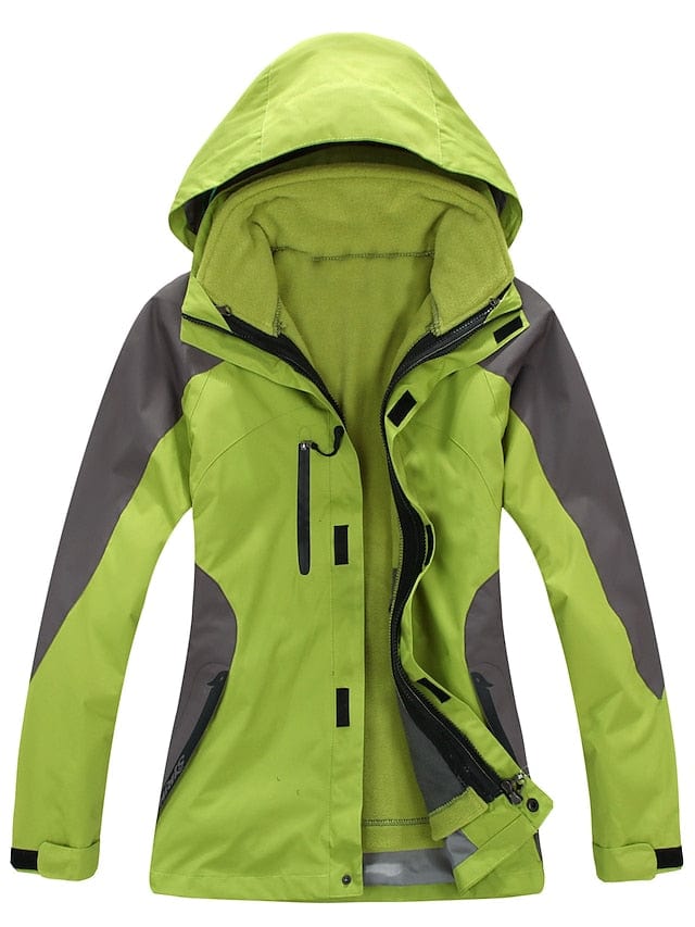 3-in-1 Women's Ski and Hiking Jacket for Winter Outdoor Adventures