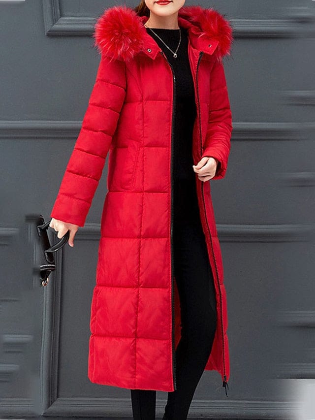 Women's Stylish Puffer Hooded Winter Parka Coat - Versatile Chic Outerwear for Any Occasion