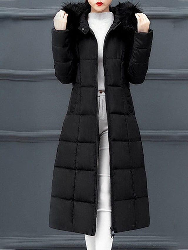 Women's Stylish Puffer Hooded Winter Parka Coat - Versatile Chic Outerwear for Any Occasion