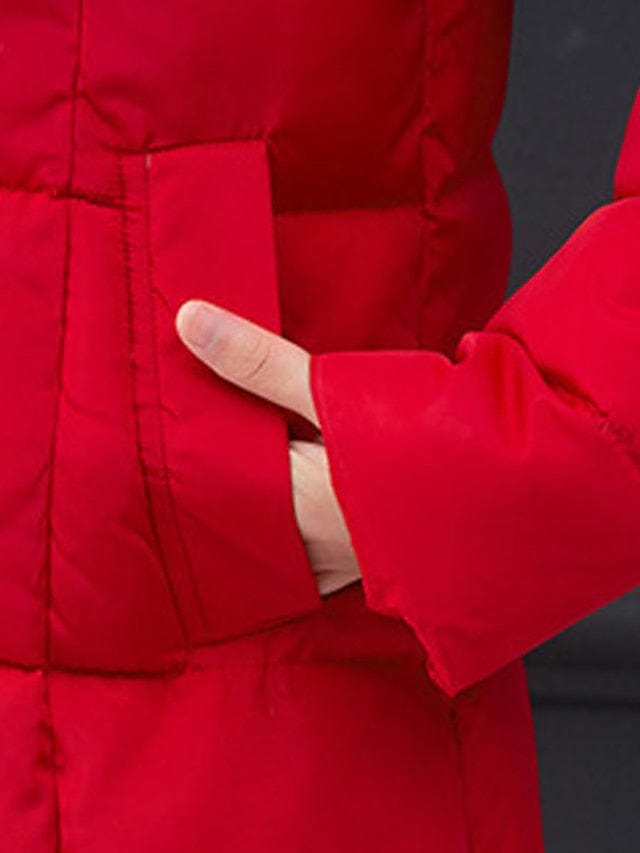 Women's Stylish Puffer Hooded Winter Parka Coat - Versatile Chic Outerwear for Any Occasion