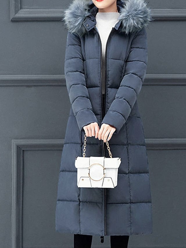 Women's Stylish Puffer Hooded Winter Parka Coat - Versatile Chic Outerwear for Any Occasion