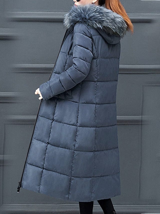 Women's Stylish Puffer Hooded Winter Parka Coat - Versatile Chic Outerwear for Any Occasion