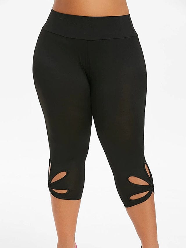 Yoga Fitness Capri Leggings with Tummy Control and Butt Lift for Women
